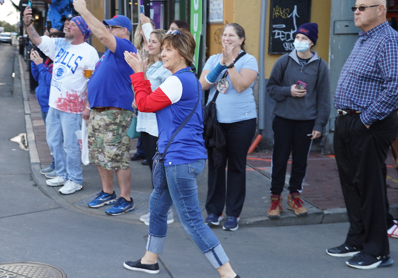 Buffalo Bills packers of NOLA Takeover Parade